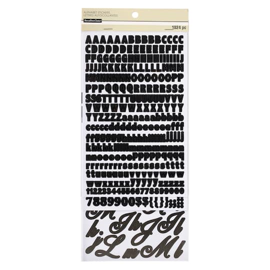 Recollections™ Alphabet Stickers